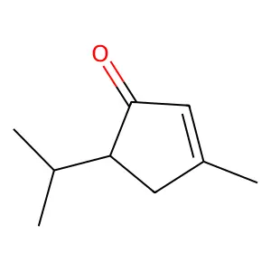 3-Methyl-5-propan-2-ylcyclopent-2-en-1-one structure