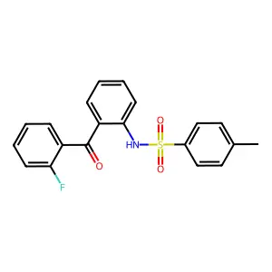 N-(o-(o-Fluorobenzoyl)phenyl)-p-toluenesulphonamide structure