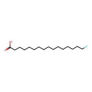 16-Fluoropalmitic acid structure