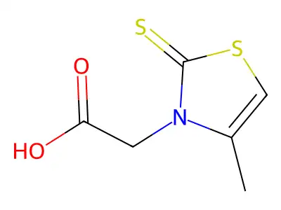 3(2H)-Thiazoleacetic acid, 4-methyl-2-thioxo- structure