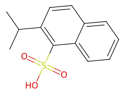 Isopropylnaphthalenesulphonic acid structure
