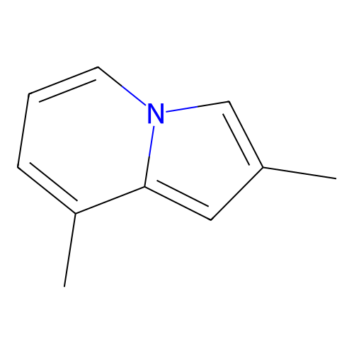 Indolizine, 2,8-dimethyl- structure