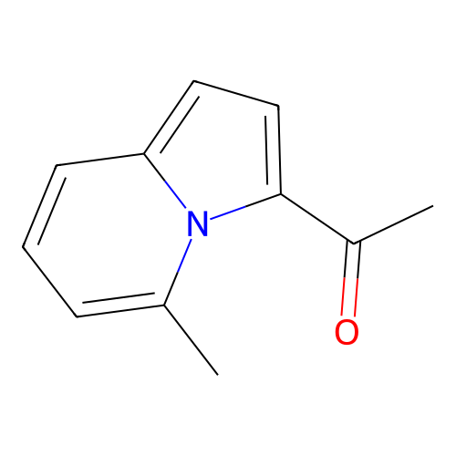 Ethanone, 1-(5-methyl-3-indolizinyl)- structure