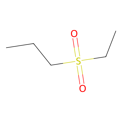 Ethyl n-propyl sulfone structure