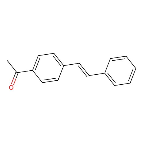 4-Acetylstilbene structure