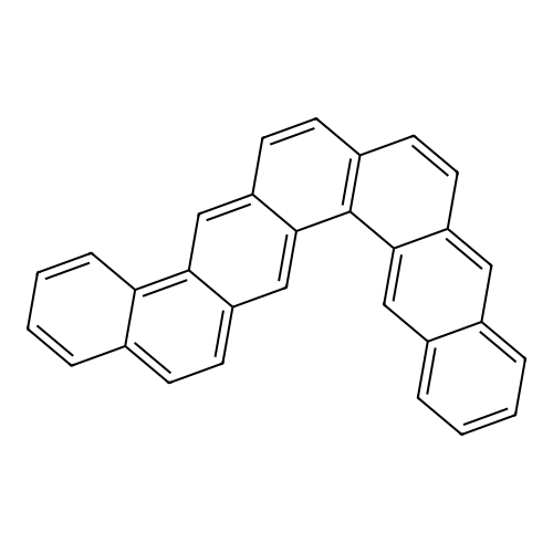 Anthra[1,2-a]benzo[h]anthracene structure
