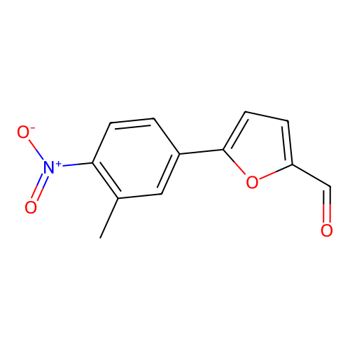 5-(3-Methyl-4-nitrophenyl)furan-2-carbaldehyde structure