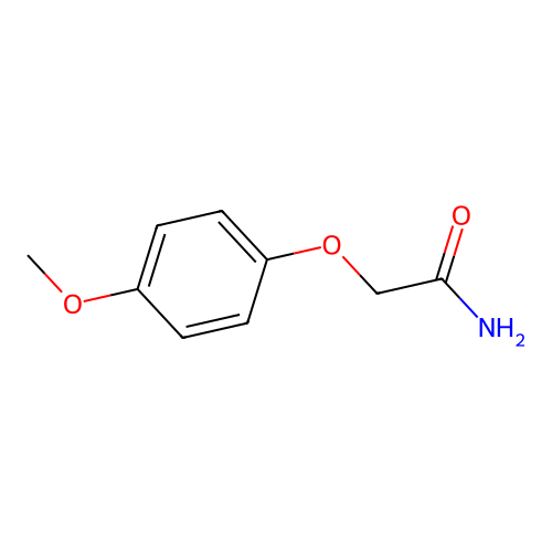 2-(4-Methoxyphenoxy)acetamide structure