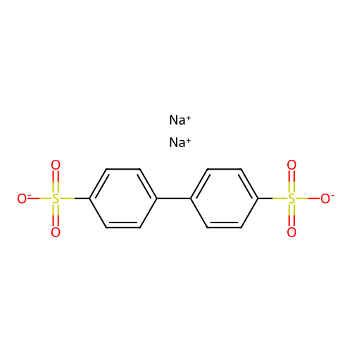 4,4'-Biphenyldisulfonic acid disodium salt structure