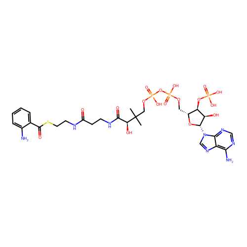 anthraniloyl-CoA structure