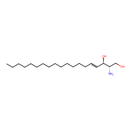 (E,2S,3R)-2-aminononadec-4-ene-1,3-diol structure