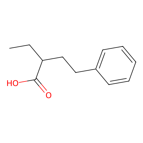 2-Ethyl-4-phenylbutanoic acid structure