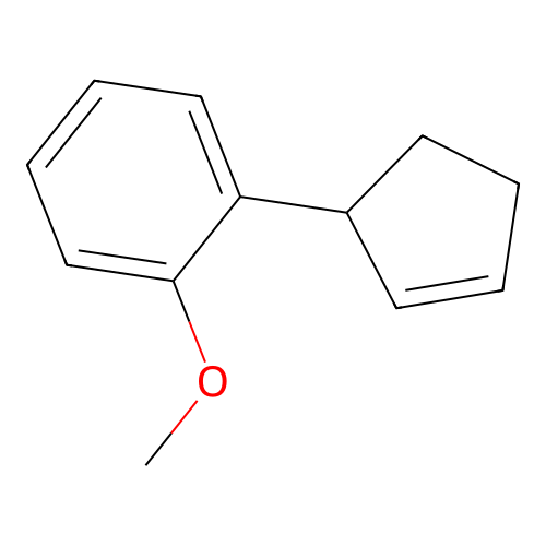 1-Cyclopent-2-enyl-2-methoxybenzene structure