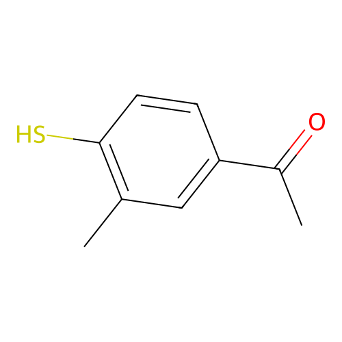 1-(3-Methyl-4-sulfanylphenyl)ethanone structure