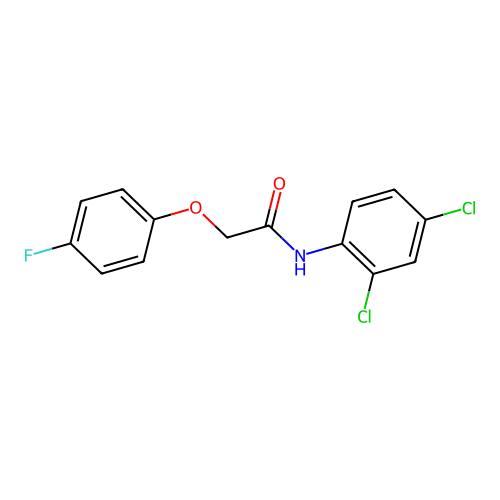 N-(2,4-dichlorophenyl)-2-(4-fluorophenoxy)acetamide structure