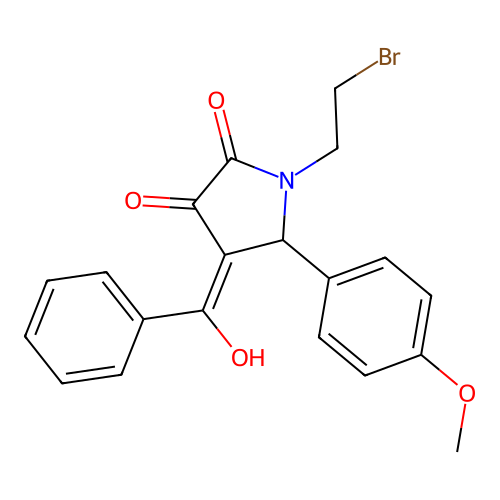 C20H18BrNO4 structure