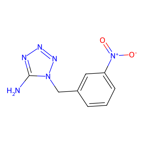 1-[(3-硝基苯基)甲基]四唑-5-胺 structure