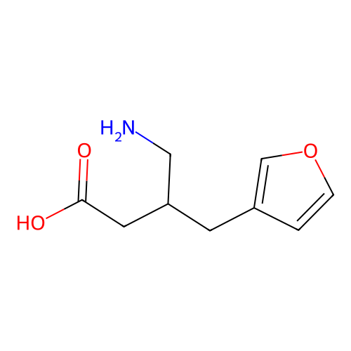 3-(Aminomethyl)-4-(furan-3-yl)butanoic acid structure