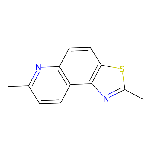 Thiazolo[4,5-f]quinoline, 2,7-dimethyl- structure