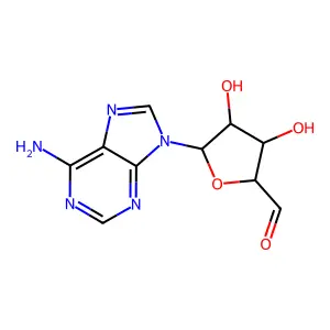 5'-Deoxy-5'-oxoadenosine structure