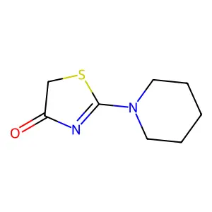2-piperidin-1-yl-1,3-thiazol-4(5H)-one structure