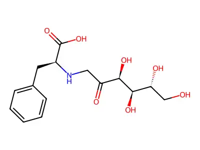 Fructose-phenylalanine structure