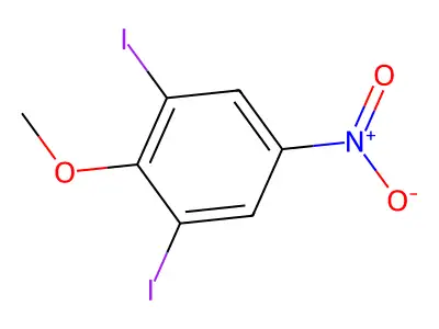 2,6-Diiodo-4-nitroanisole structure