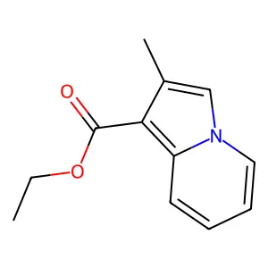 Ethyl 2-methylindolizine-1-carboxylate structure