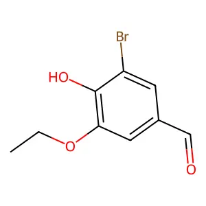 3-Bromo-5-ethoxy-4-hydroxybenzaldehyde structure