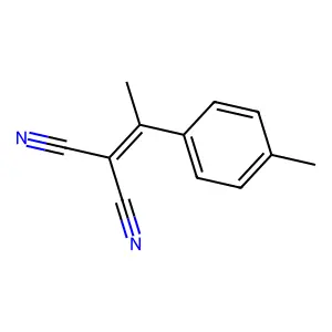 [1-(4-Methylphenyl)ethylidene]malononitrile structure