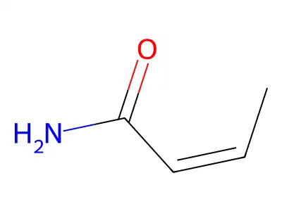 cis-2-Butenoic acid amide structure