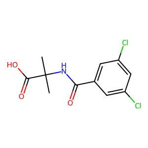 2-((3,5-Dichlorophenyl)formamido)-2-methylpropanoic acid structure
