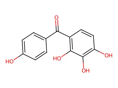 2,3,4,4'-Tetrahydroxybenzophenone structure