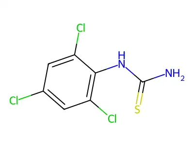 N-(2,4,6-Trichlorophenyl)thiourea structure