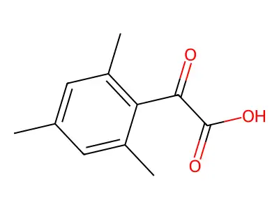 Mesitylglyoxylic acid structure