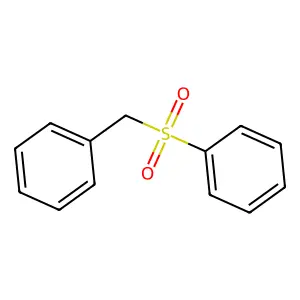 Benzene, ((phenylmethyl)sulfonyl)-, structure