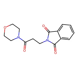 N-(3-Morpholino-3-oxopropyl)phthalimide structure