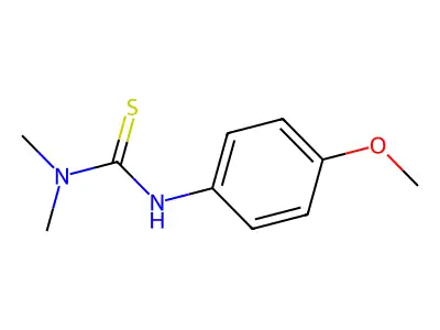 3-(4-Methoxyphenyl)-1,1-dimethylthiourea structure