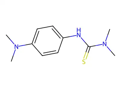 1-[4-(Dimethylamino)phenyl]-3,3-dimethylthiourea structure