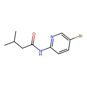 N-(5-溴吡啶-2-基)-3-甲基丁酰胺 structure
