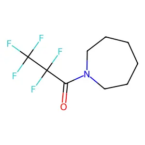 Azacycloheptane, 1-pentafluoropropionyl- structure