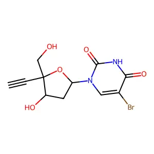 5-bromo-2'-deoxy-4'-ethynyluridine structure
