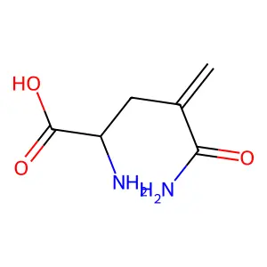 4-Methylene-L-glutamine structure