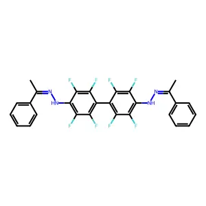 2,3,5,6-tetrafluoro-N-[(E)-1-phenylethylideneamino]-4-[2,3,5 structure