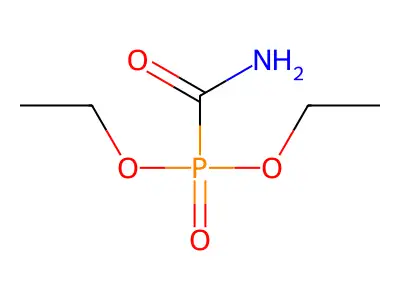 Diethyl carbamoylphosphonate structure