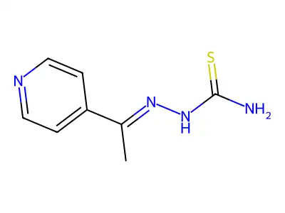 2-[1-(4-Pyridinyl)ethylidene]hydrazinecarbothioamide structure