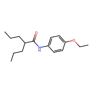 p-Valerophenetidide, 2-propyl- structure