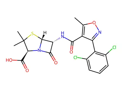 双氯西林 structure