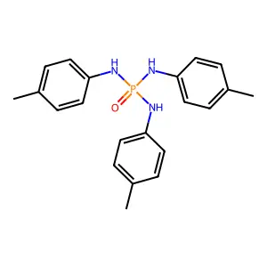 Phosphoric triamide, N,N',N''-tris(4-methylphenyl)- structure