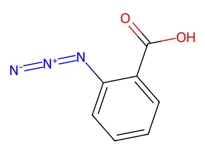 2-叠氮基苯甲酸 structure